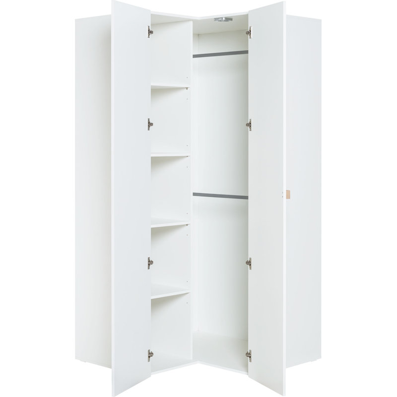 Dristan 2 Door Corner Wardrobe