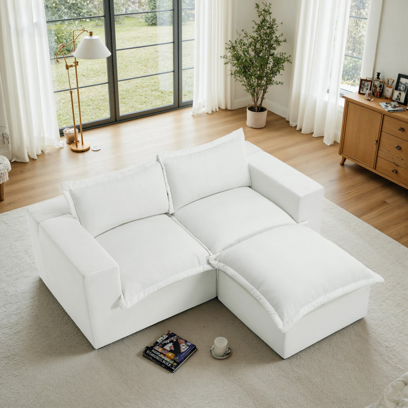 3 Seater Sectional, Beige