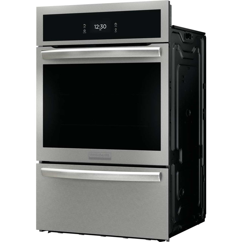 24" Stainless Steel Convection Gas Wall Oven with Self-Cleaning
