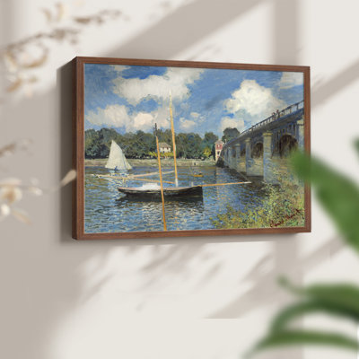 Le pont à Argenteuil - reproduction encadrée - réarmable