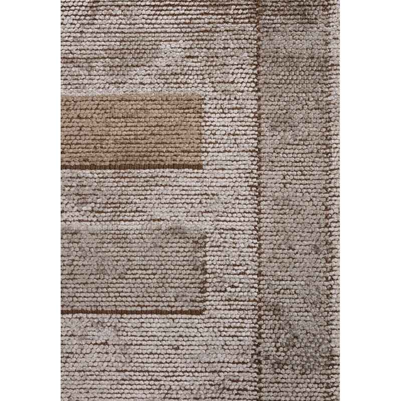 Almagul Geometric Hand Loom Indoor / Outdoor Area Rug, Rectangle 6'6" x 9'10"