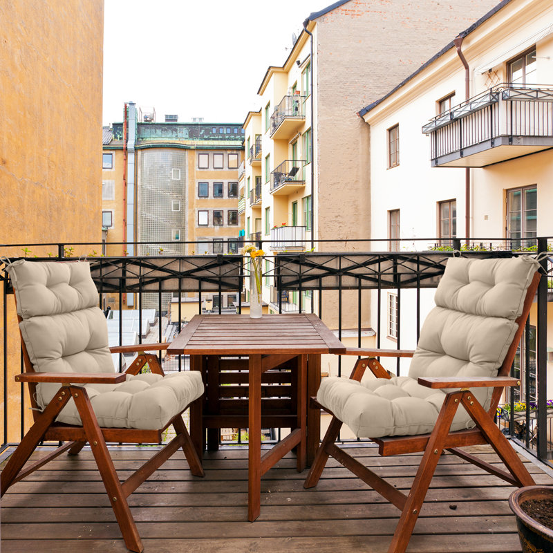 Indoor/Outdoor Seat/Back Cushion, Beige