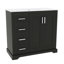Ensemble de meuble-lavabo moderne 36 po avec lavabo en céramique et 3 tiroirs-1670392233-1670392235