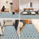 Coll Abstract Machine Printed Area Rug