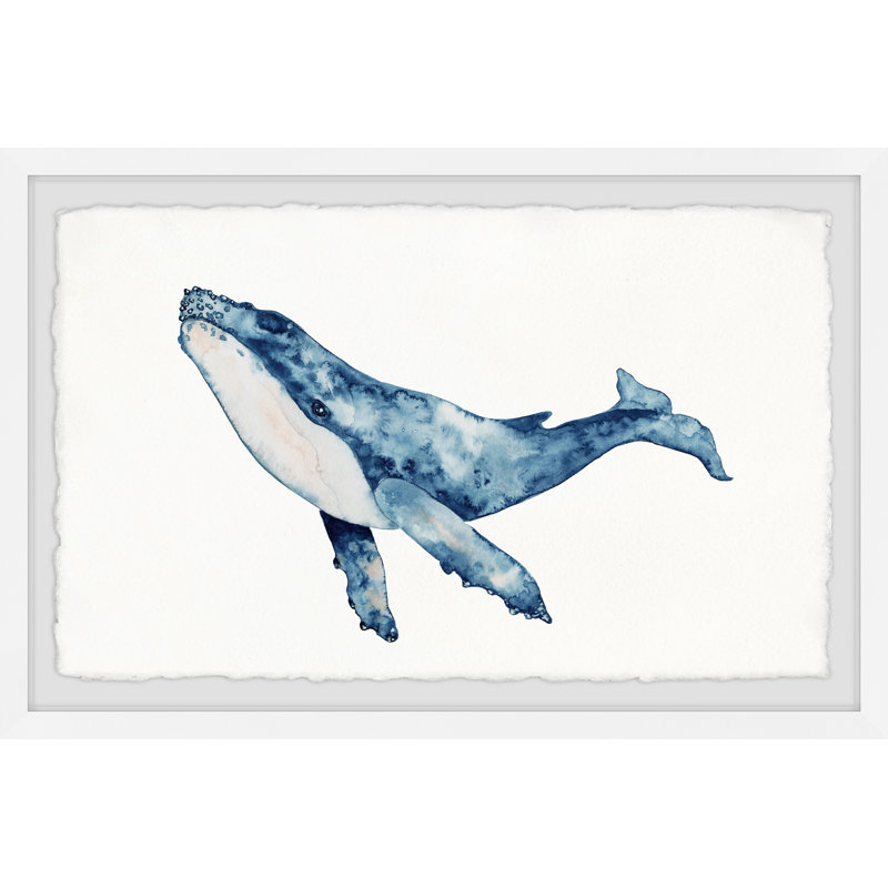 «Whale Hello There», reproduction encadrée, H 30 po x l 45 po x P 1,5 po