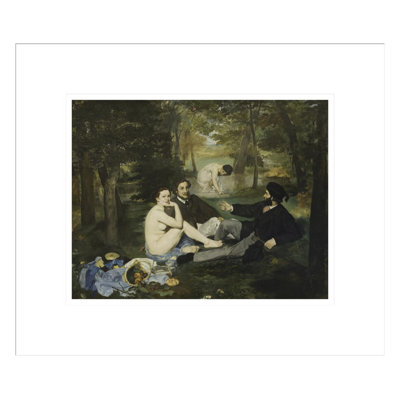 «Luncheon on the Grass» par Edward Manet, impression giclée sur cadre