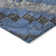 Machine Washable Indoor/Outdoor Xhevrie Blue Rug