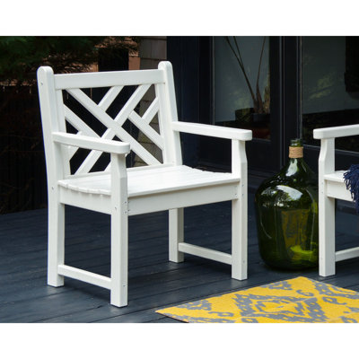 POLYWOOD Chippendale Garden Arm Chair