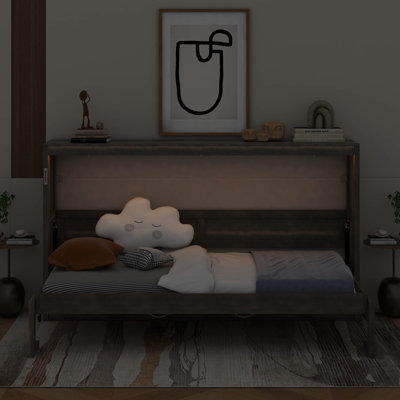 Lit escamotable simple avec lumière DEL