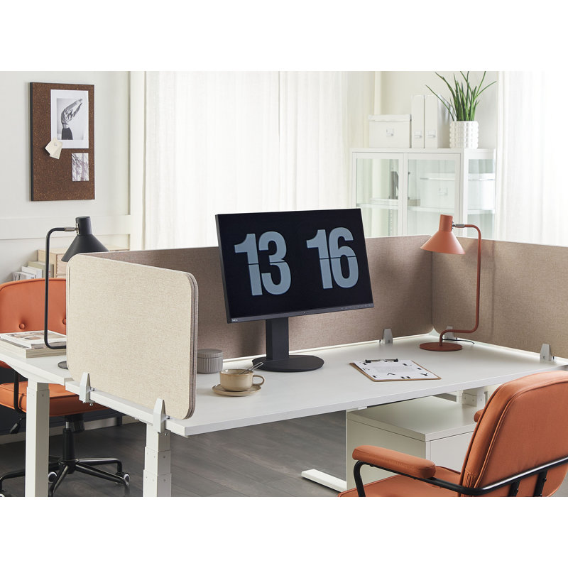 Wally Desk Dividers, 160cm x 40 cm, Beige