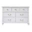 Commode 7 tiroirs avec miroir Elige