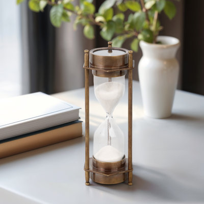 5" Poole Brass Hourglass