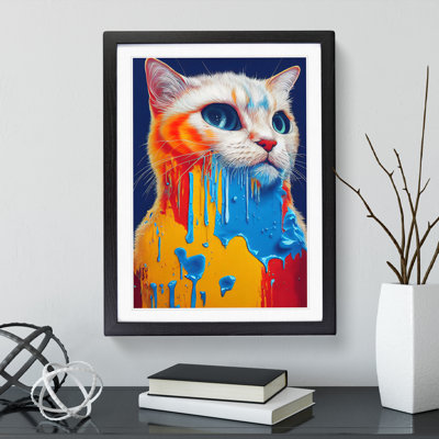 Cat In No.4 - Single Picture Frame Print