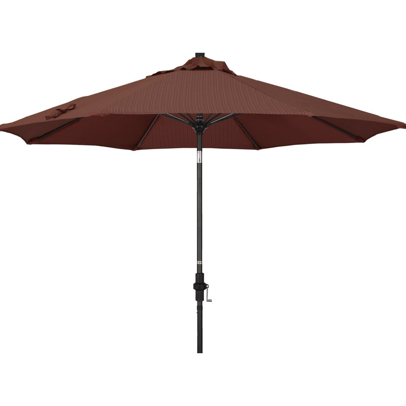 Parasol 9" Market, Performance terrasse adobe, Matted Black