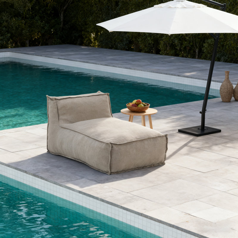Fauteuil à billes d'extérieur, fauteuil à billes imperméable pour bord de piscine