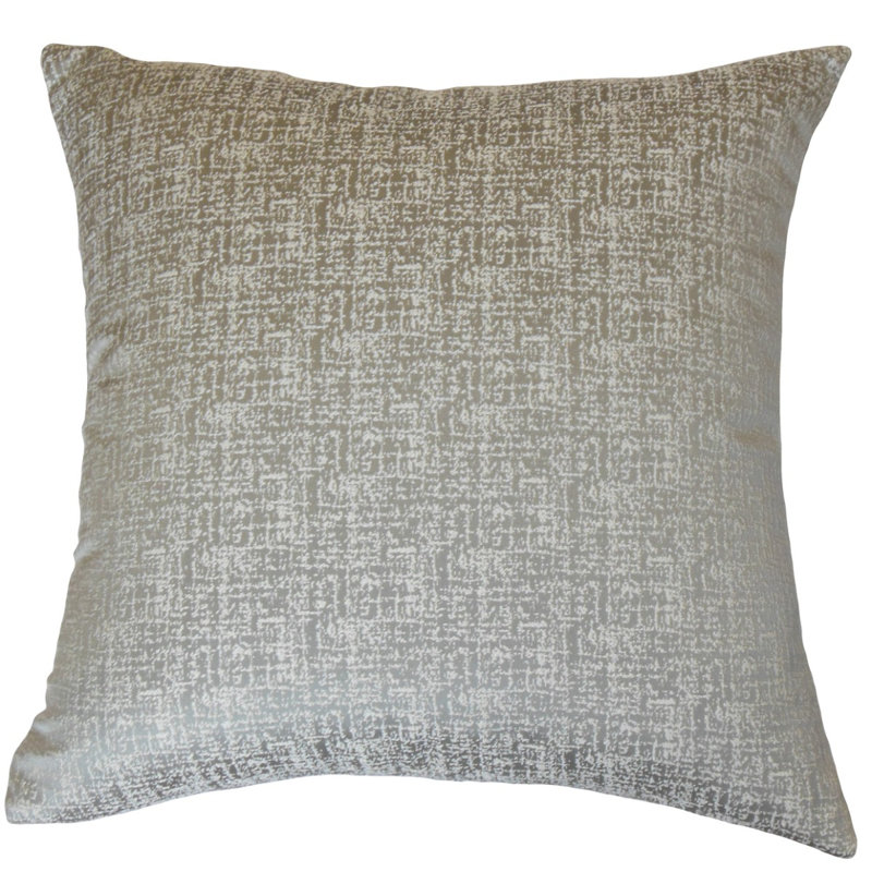 Coussin décoratif Julij, Hauteur (20 po) x largeur (20 po), Frêne