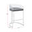 Konstantin Upholstered Counter Stool with Metal Frame-1176482762