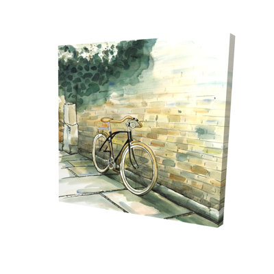 Vieille toile de chambre à coucher pour vélo urbain | Décoration intérieure