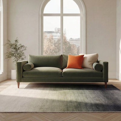 Tancy Abstract Cotton Machine Tufted Area Rug