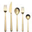 Linea Cutlery Set 5 Pcs Linea Ice Oro Nero Black-124212222