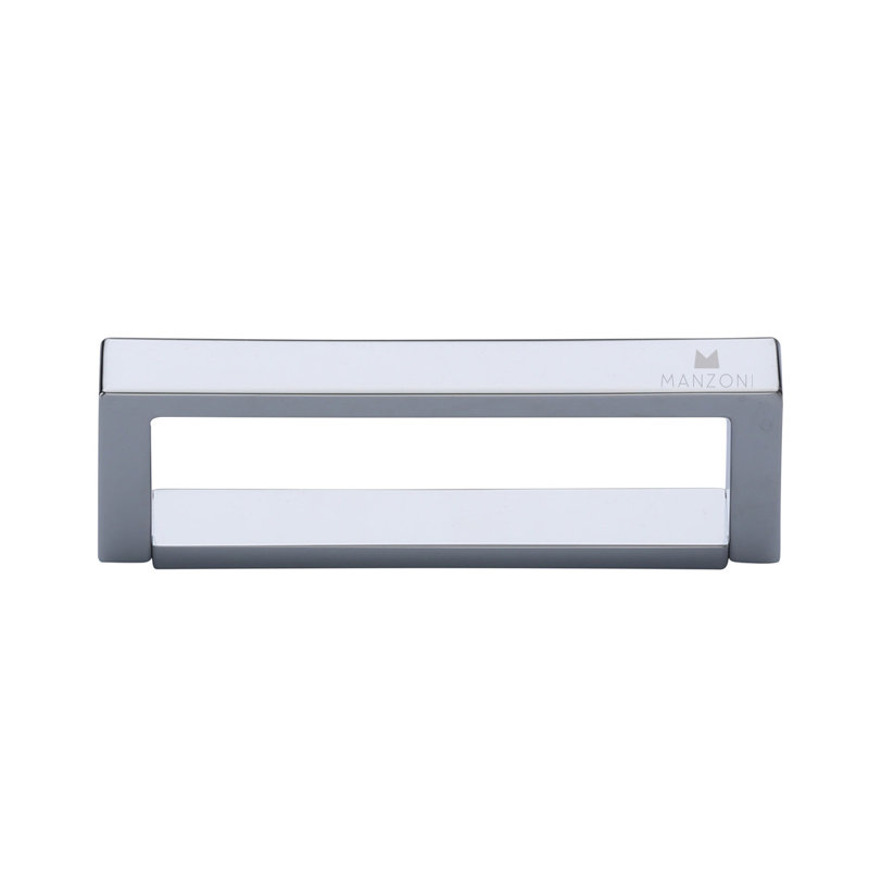 12 5/8" Center to Center Bar Pull, 3 3/4", Polished Chrome