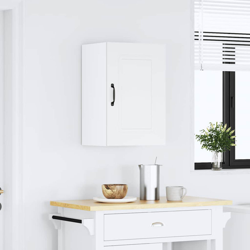 Kitchen Wall Cabinet Kalmar Engineered Wood, White, 60cm H x 40cm W x 31cm D