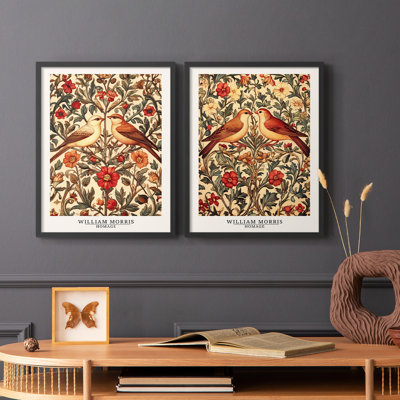 WM MORRIS Series CXL-Premium Framed Print -Ready to Hang - No Nails Required - No Nails Required