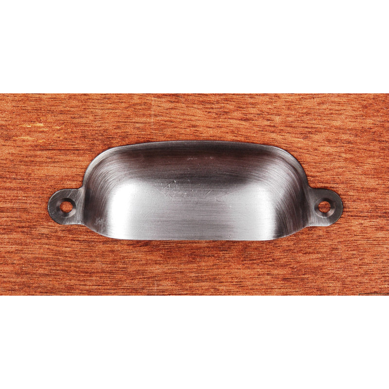 Poignée boîte 3 1/4 po Center to Center Flat Series CF, Nickel vieilli