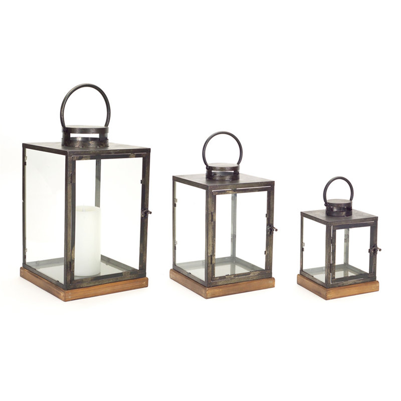 Ensemble de lanternes de table 3 pièces