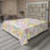 Ambesonne, drap plat floral pivoines, art botanique printanier