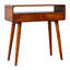Console Mid-Century moderne incurvée avec pieds robustes-1504391753