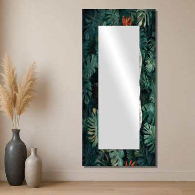 «Elephant Portrait In The Jungle» - Miroir mural éléphant