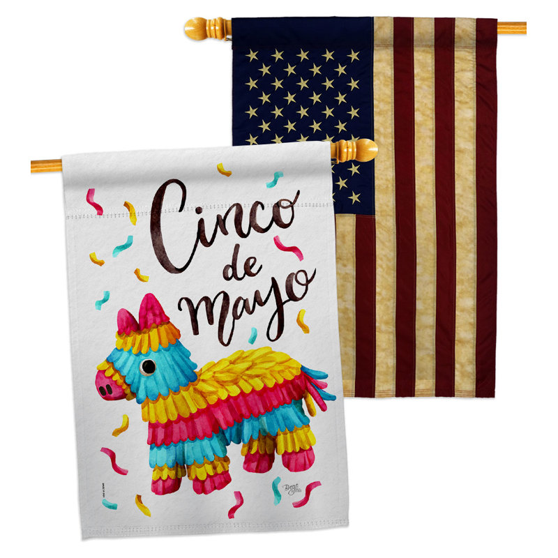 Drapeau de maison Pinata Mayo
