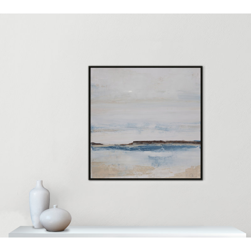 «Walk with Me» par Casa Fine Arts, Cadre flottant espresso, H 41,5 po x l 41,5 po x P 2 po