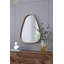 Miroir mural 30 po x 38 po Irrgeular