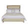 Louise/Lawrence King Upholstered Low Profile Panel Bed
