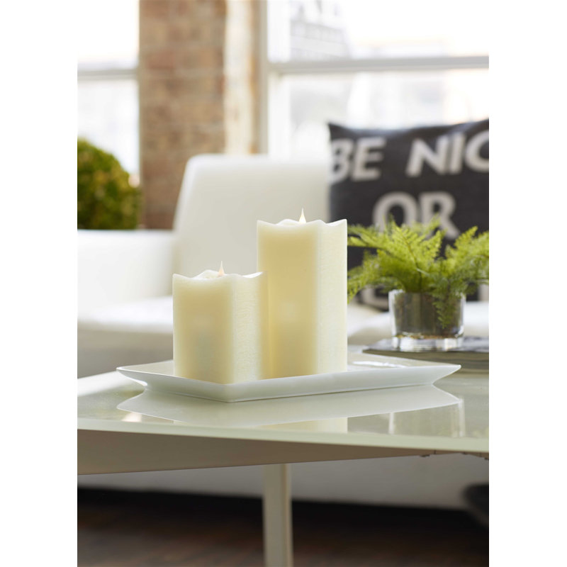 Bougie sans flamme sans parfum Simplux, H 6''