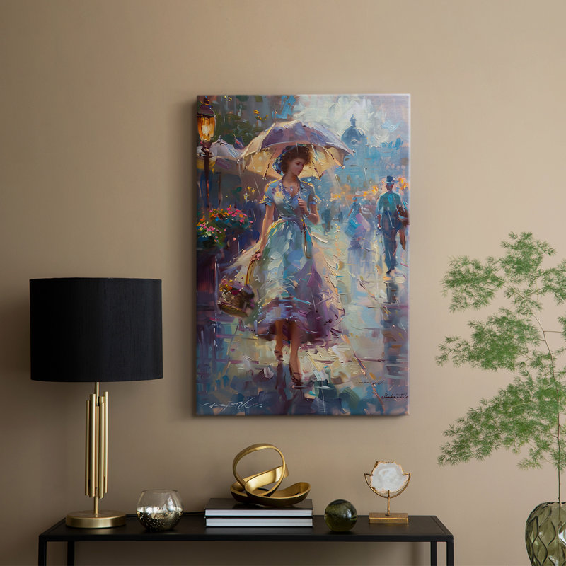 WOMEN Series DCCDXLVI - Toile tendue avec châssis Premium - prête à être accrochée, H 36 po x l 24 po