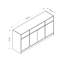 Minerva 90cm Sideboard-105726369