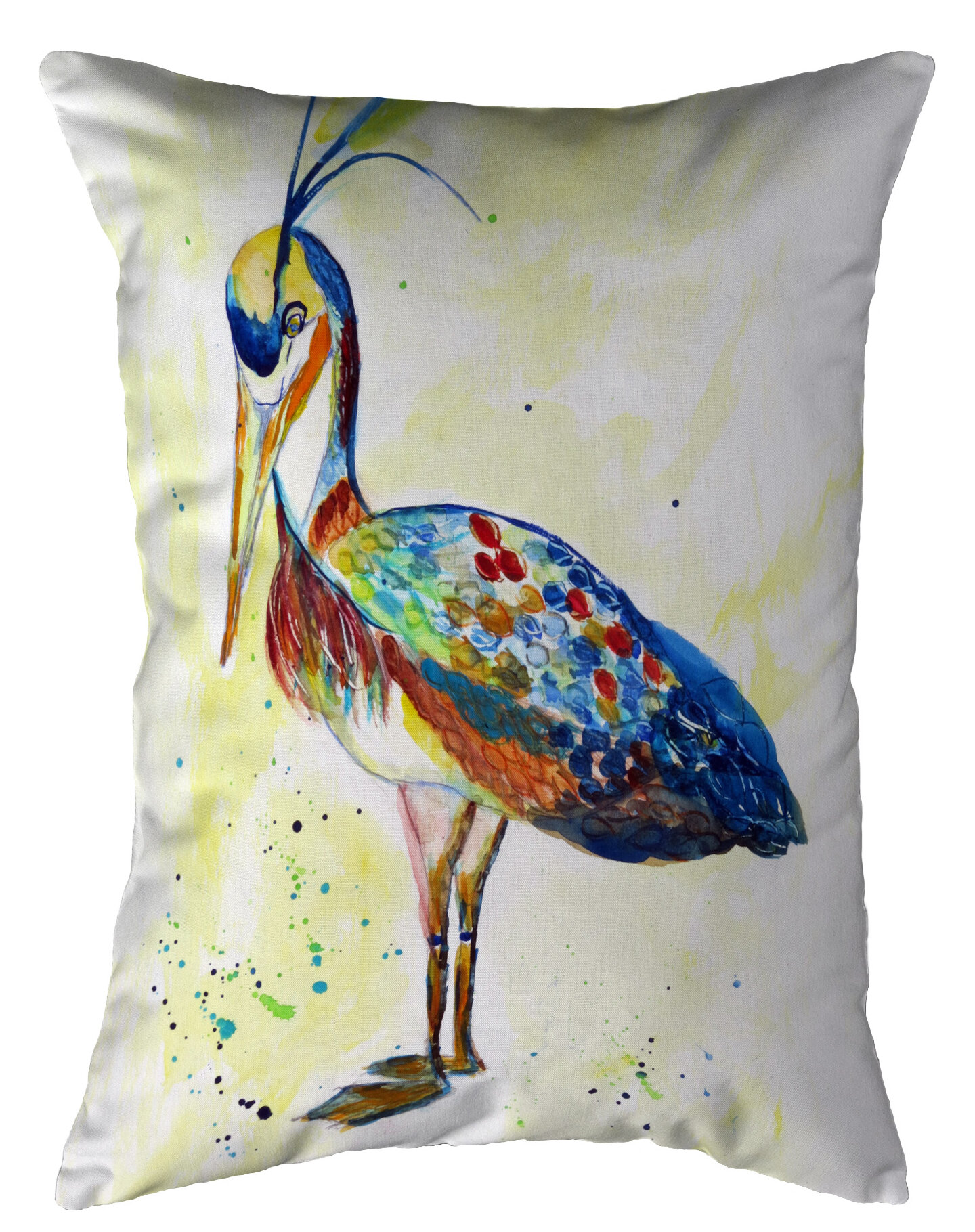 Betsy Drake Interiors Reversible Throw Pillow | Wayfair