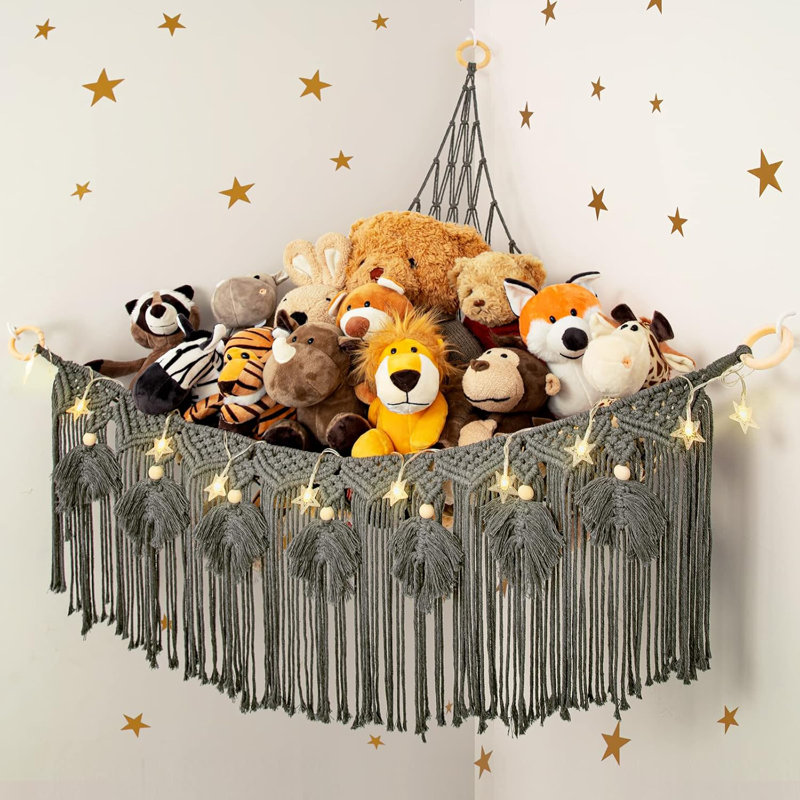 Hamac pour animal en peluche Macrame