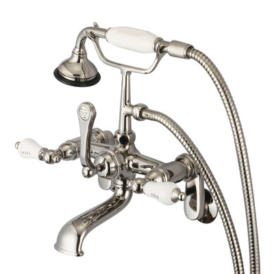 Stonington 3 Handle Clawfoot Tub Faucet