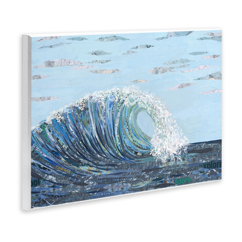 "Big Kahuna Wave", art mural par Jennifer Peck, H 10 po x l 15 po