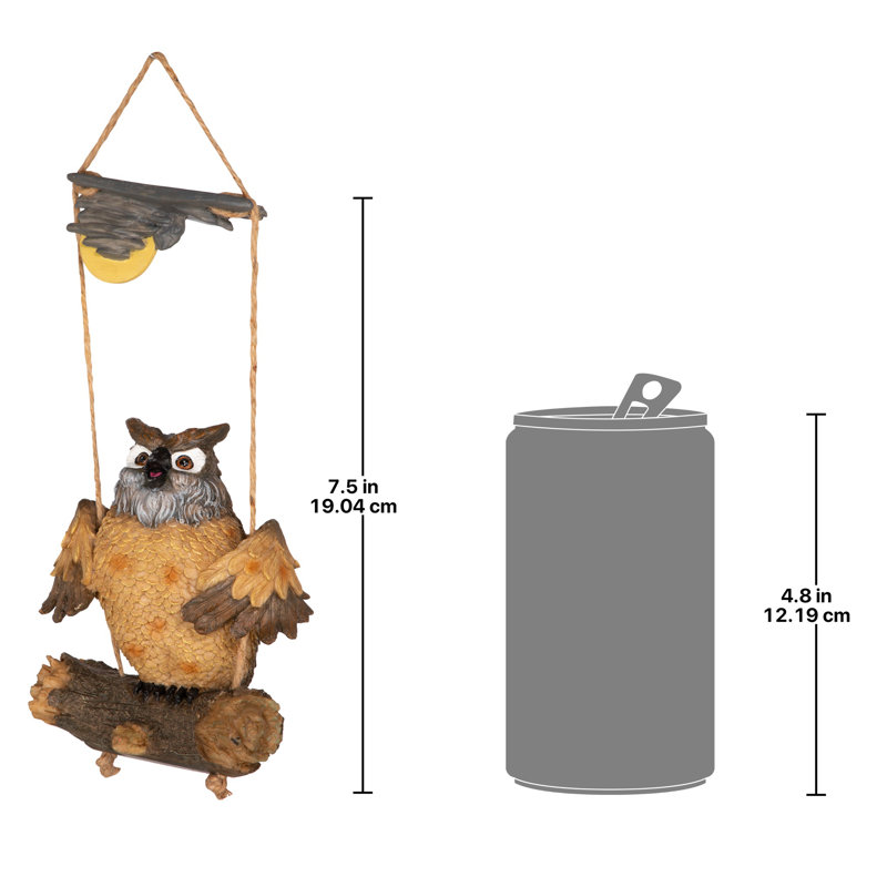 Statue pivotant howie the hoot hibou
