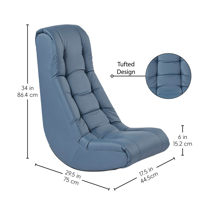 Tufted Soft Rocker, Powder Blue