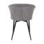 Chaise d'appoint rembourrée en velours Forseti-1459289188