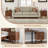Nightstands set of 2, Night stands with Charging Station, Mid Century Night Stands with Drawers, Wooden Bedside Table Modern End Table for Bedroom Living Room Sofa Office(Brown, set of 2)-1100766584-1090368623