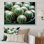 «Green Beige Cactus Desert Jewels Mammillaria I», reproduction sur toile