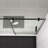 Bathroom Sliding Shower Door 5/16" Tempered Glass - Matte Black, 36000 Times Open And Close Test High-Performance For