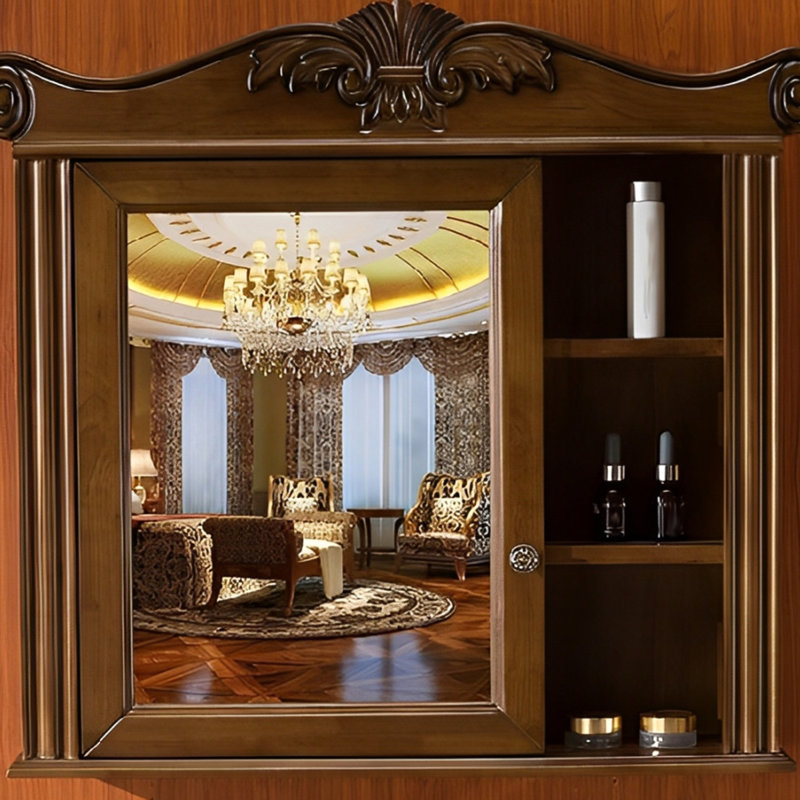European-style antique bathroom cabinet